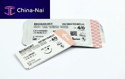 Absorbable suture thread BIOSHORTophthalmic surgerycardiovascular surgery2