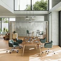 Contemporary conference table LARESwoodenwooden baserectangular