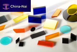 Colored optical filter absorptionglass