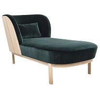 Traditional daybed SERENEvelvetwoodenindoor