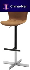 Contemporary bar chair ADELAIDEindoorfabricleather