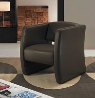 Contemporary armchair ANABELleatherfabric