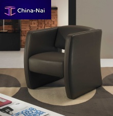 Contemporary armchair ANABELleatherfabric
