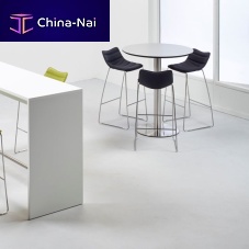 Contemporary high bar table brushed stainless steelroundcommercial