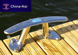 Dock mooring cleat 032300flatstainless steel