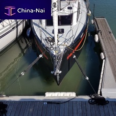 Mooring shock absorber for docksmooringfor boats
