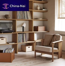 Contract lounge chair Block contemporarylinenoak
