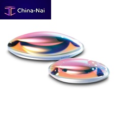 Spherical lens element zinc selenideCaF2silicone