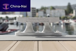 Dock mooring cleat RO seriesflatdoublestainless steel