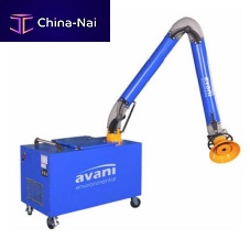 Mobile fume extractor SPC-800weldingactivated carbon filterwith extraction arm