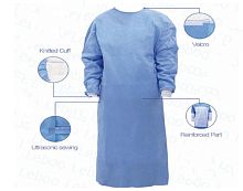 Unisex surgical gown BES-SG01cottondisposablenon-woven