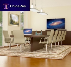 Contemporary boardroom table BA4.6lacquered woodsteellacquered wood base