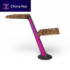 Contemporary table and bench set USB WAGTAILwoodenmetaloutdoor
