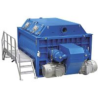 Twin-shaft kneader MAObatchfor concrete