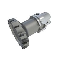 Insert milling cutter groovingwith cylindrical shank