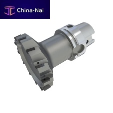 Insert milling cutter groovingwith cylindrical shank