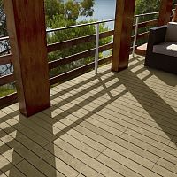 Concrete decking board CLASSICwood lookgroovedwaterproof