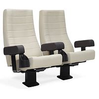 Contemporary auditorium seating ACTIONfabricfoldingergonomic