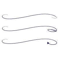 Absorbable suture thread Sparkling Barbedgastrointestinal surgerygeneral surgeryophthalmic surgery