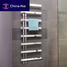 Hot water towel radiator ALBAN 0...500 wcontemporarystainless steel