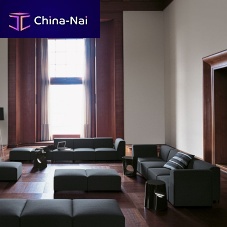 Modular sofa QUADROcontemporaryfabricbrown