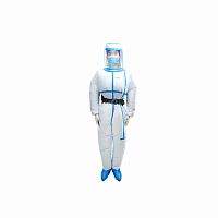 Air-fed protective coveralls unisexpolyethylenenon-woven