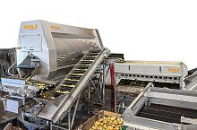 Potato washing machine WP series beltdrumbrush