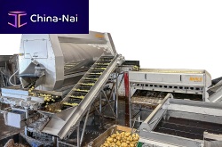 Potato washing machine WP series beltdrumbrush