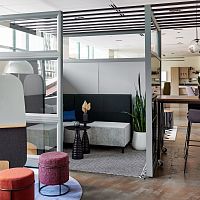 Demountable partition NARRATE®fixedslidingfolding