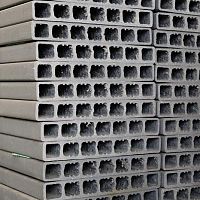 Plastic profile rectangularconstructionlightweight