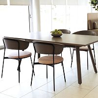 Contemporary chair NORTH 56indoormetalmetal base