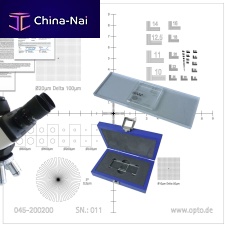 Microscope calibration equipment 045-200200for micron-scale measurement