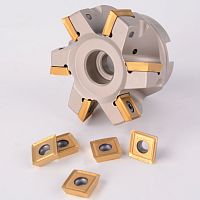 Shoulder milling tool SDKT_ Tornado serieswith replaceable insertsemi-finishingface