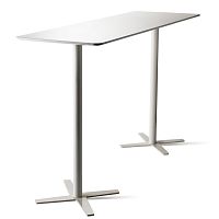 Contemporary high bar table B-54 Hmetalsolid woodHPL