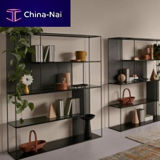 Free-standing bookcase Sarabicontemporaryfor officeglass