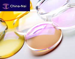 Bi-convex lens element meniscussilicaCaF2