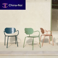 Contemporary chair lilypadoutdoorindoorpainted aluminum