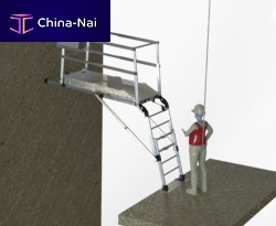 Elevator shaft platform PAT 1700/3000mobilefor construction site