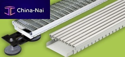 Drainage channel with grating AQUADRAIN® KRstainless steelbathroom