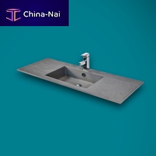 Built-in washbasin TOP CON INTEGRATOnatural stonewith counterrectangular