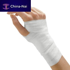 Cotton gauze bandage non-adherent