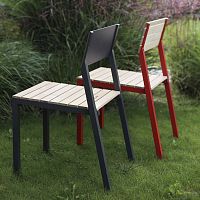 Contemporary chair Cora LCR126outdoorindoorteak