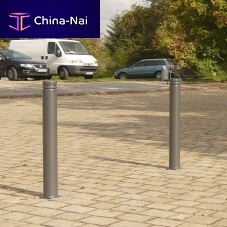 Security bollard FRITZaluminumhighfor public space
