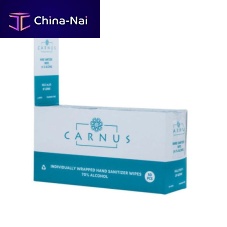 Hand hygiene cleansing wipes Carnuspack of 50