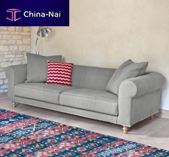 Traditional sofa KNOLElinengray3-seater