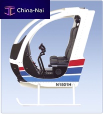 Aircraft simulation cabin PHShelicoptertrainingcockpit
