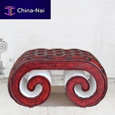 Chesterfield ottoman IONIC-OUTleathercustomcustomizable