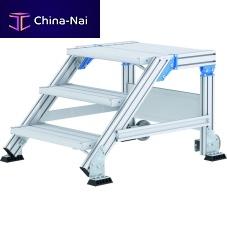 Stationary step ladder 408555 Seriesaluminum3-step