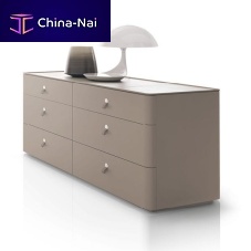 Contemporary chest of drawers Kubeoaklacquered MDFleather