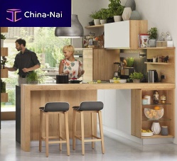 Contemporary kitchen L1oakwalnutcherrywood